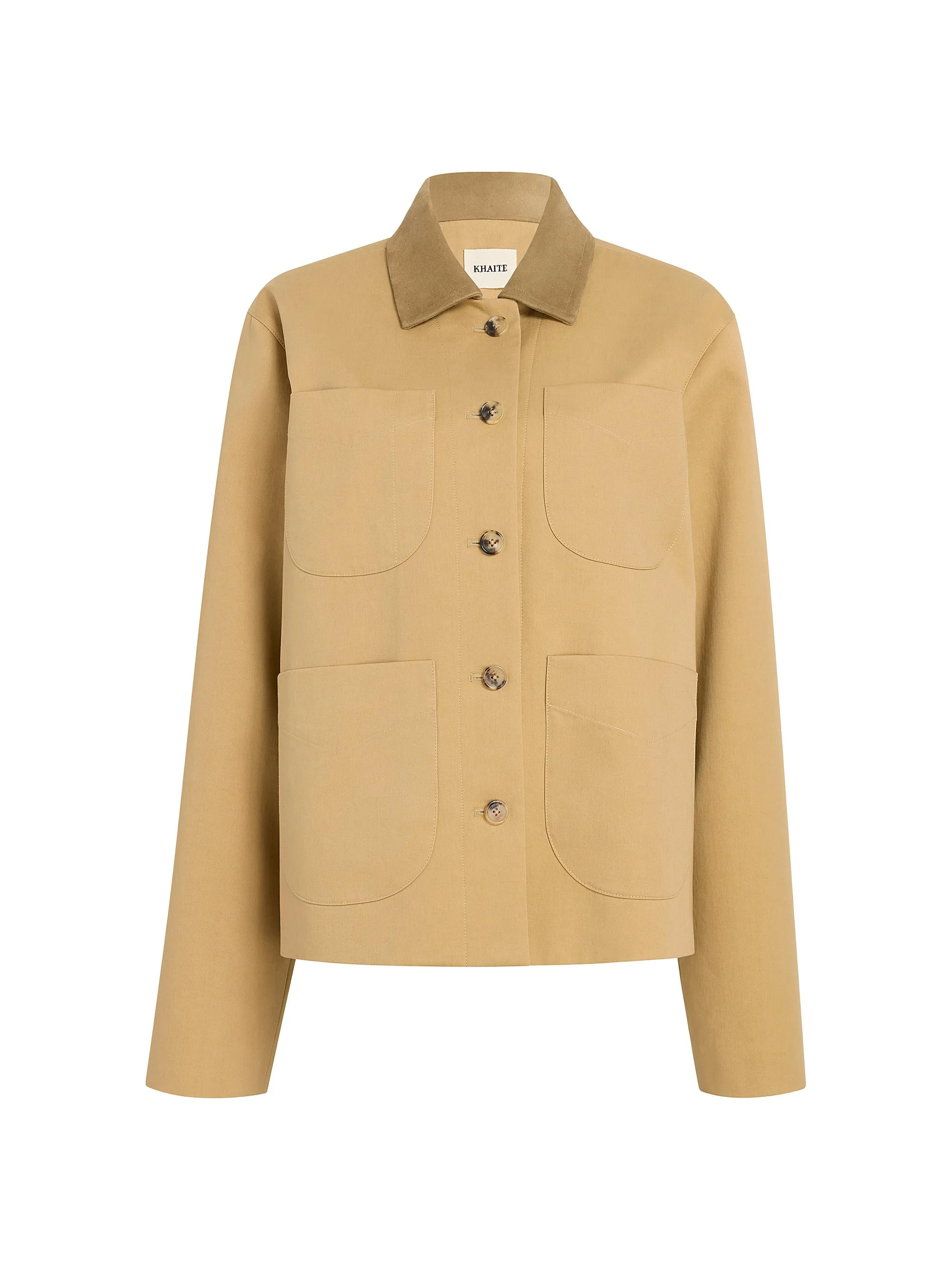 Women's Wyatt Cotton Patch Pocket Jacket - Wheat - 1