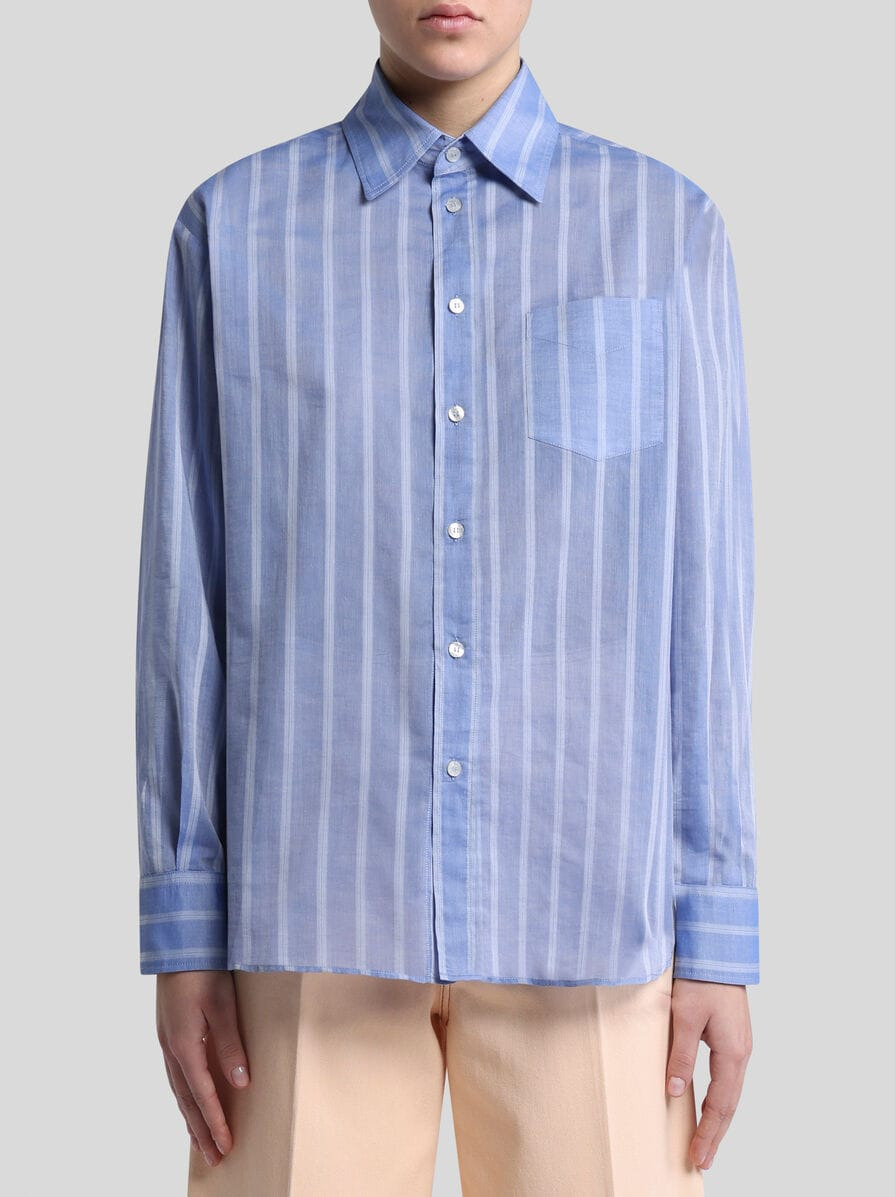 STRIPED COTTON SHIRT - 2