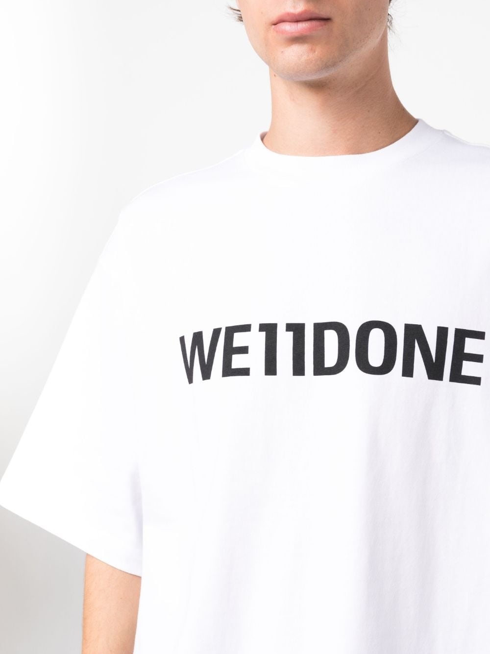 logo-print cotton T-shirt - 6