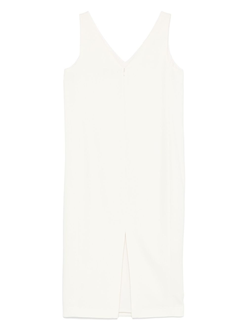 v-neck midi dress - 2