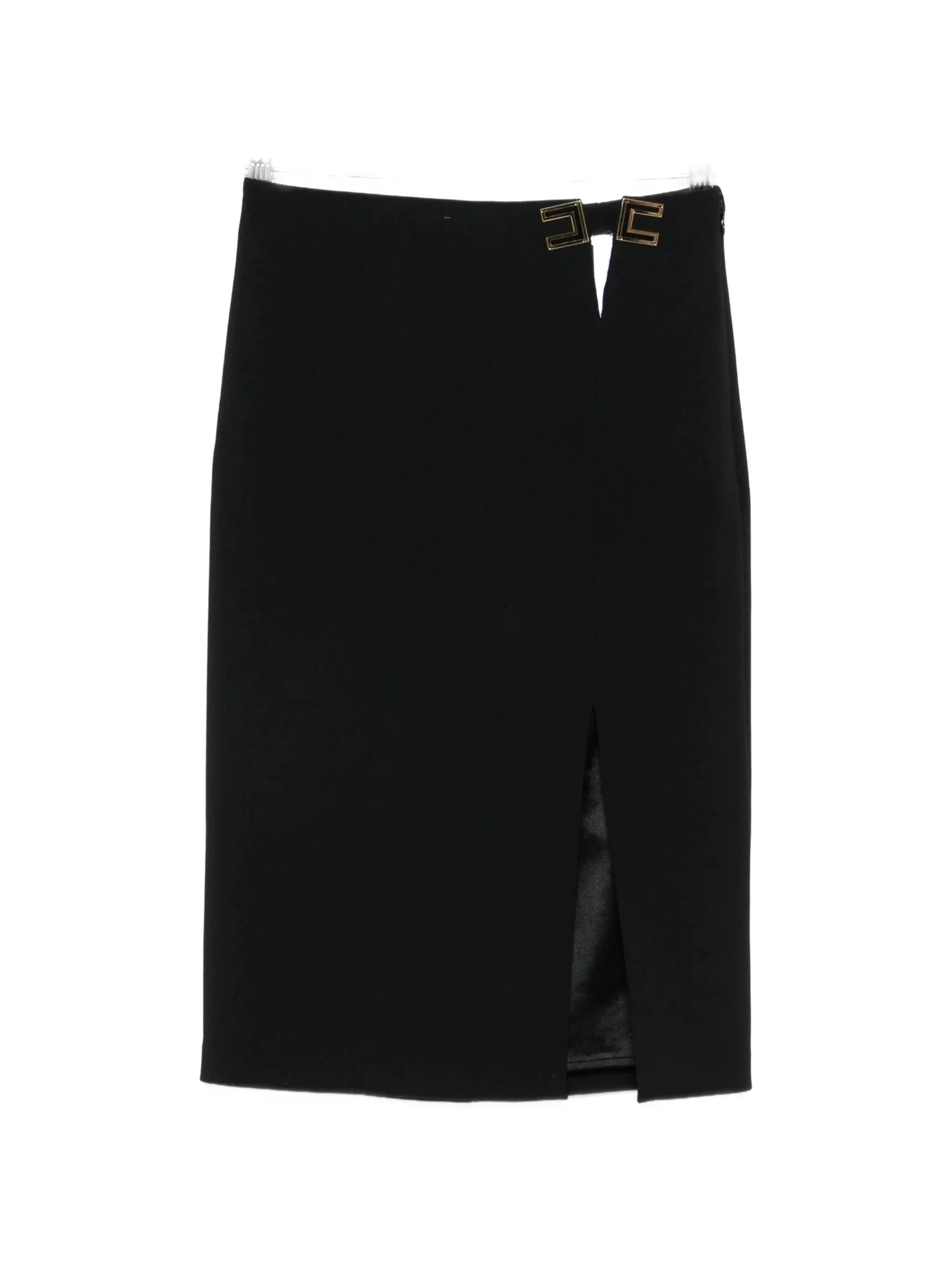 Elisabetta Franchi Logo-embellishment Side-slit Midi Skirt - 1