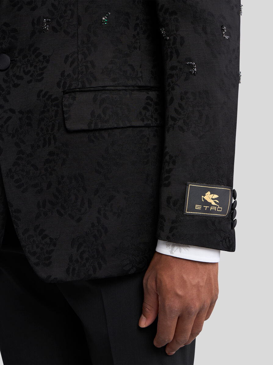 LINEN-BLEND EVENING JACKET - 2