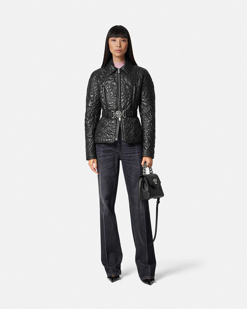 VERSACE Barocco Quilted Puffer Blouson Jacket outlook