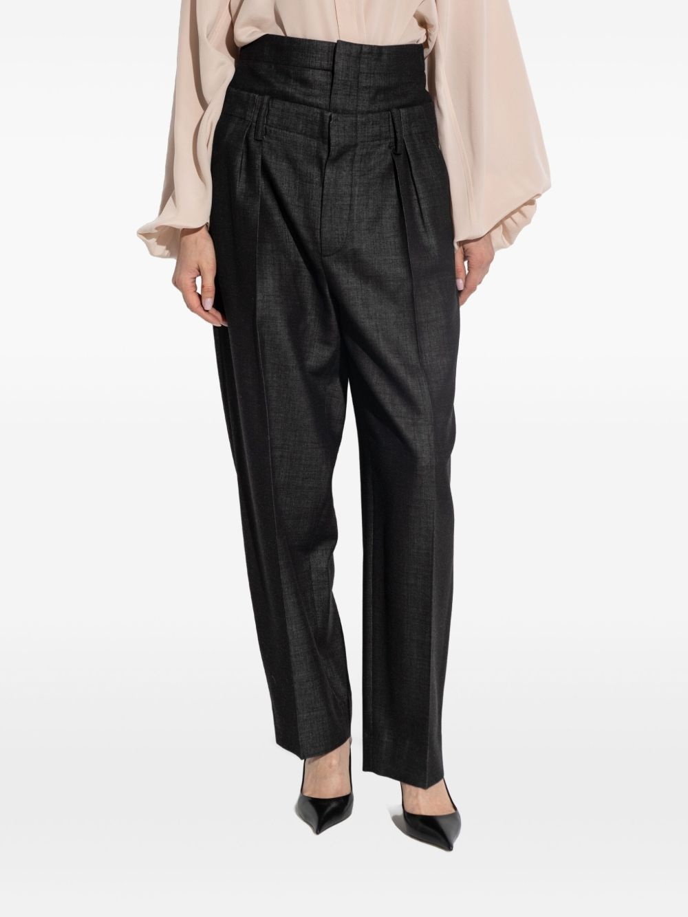 high-waisted trousers - 3