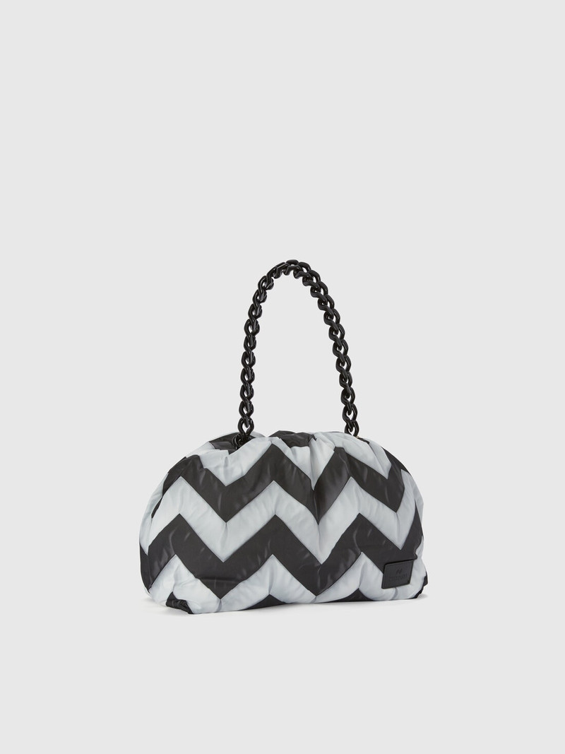 Missoni Zig zag fabric clutch with removable shoulder strap outlook