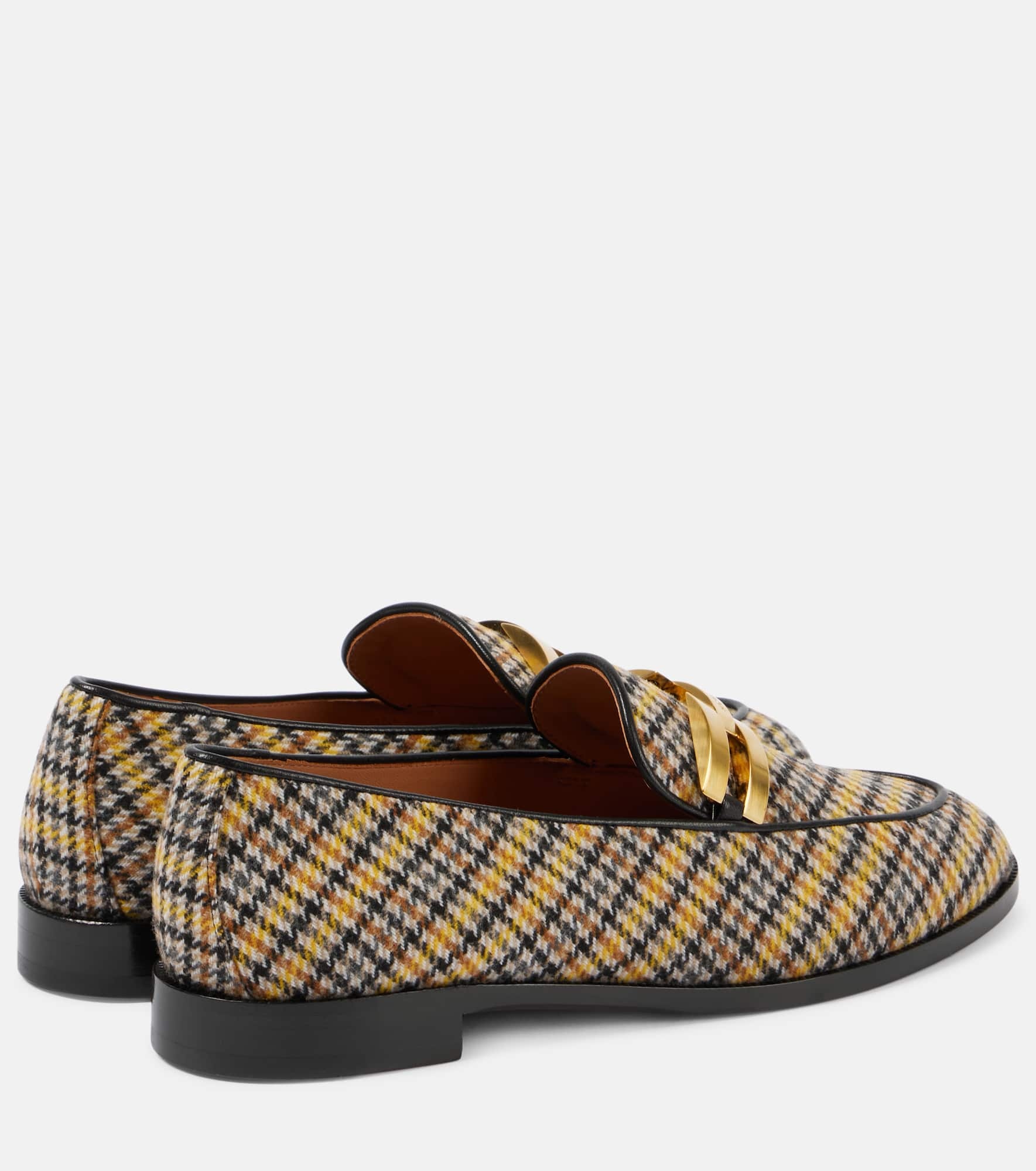 Brandi tartan loafers - 2