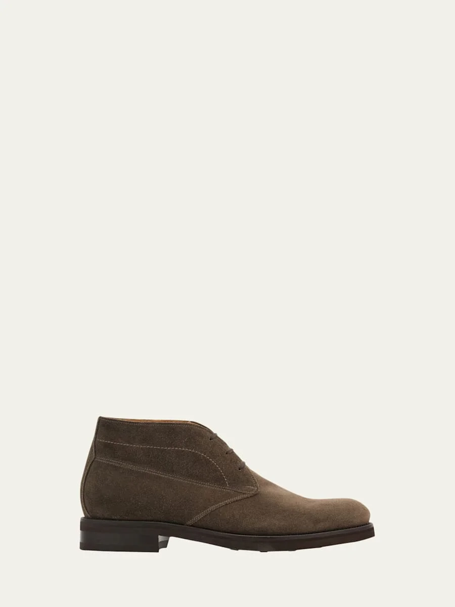 Men's Blake Construction Suede Desert Boots - 1