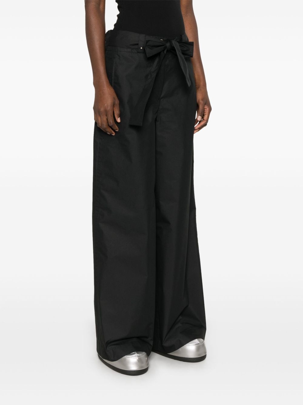 tied-waist trousers - 3