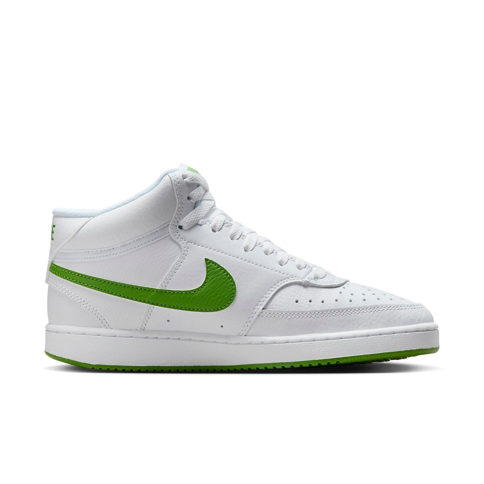 (WMNS) Nike Court Vision Mid 'White Green' CD5436-107 - 2