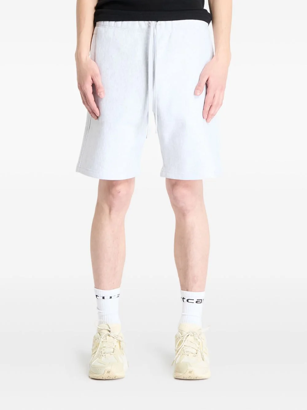 script-logo sweat shorts - 1