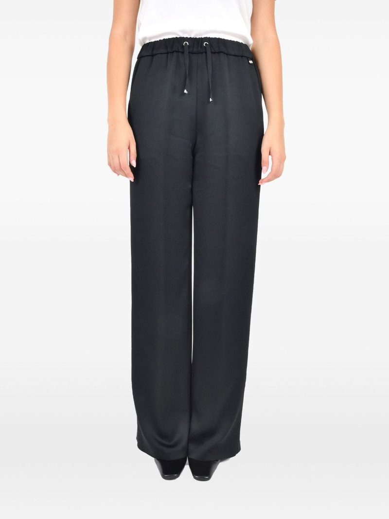 drawstring straight-leg trousers 1