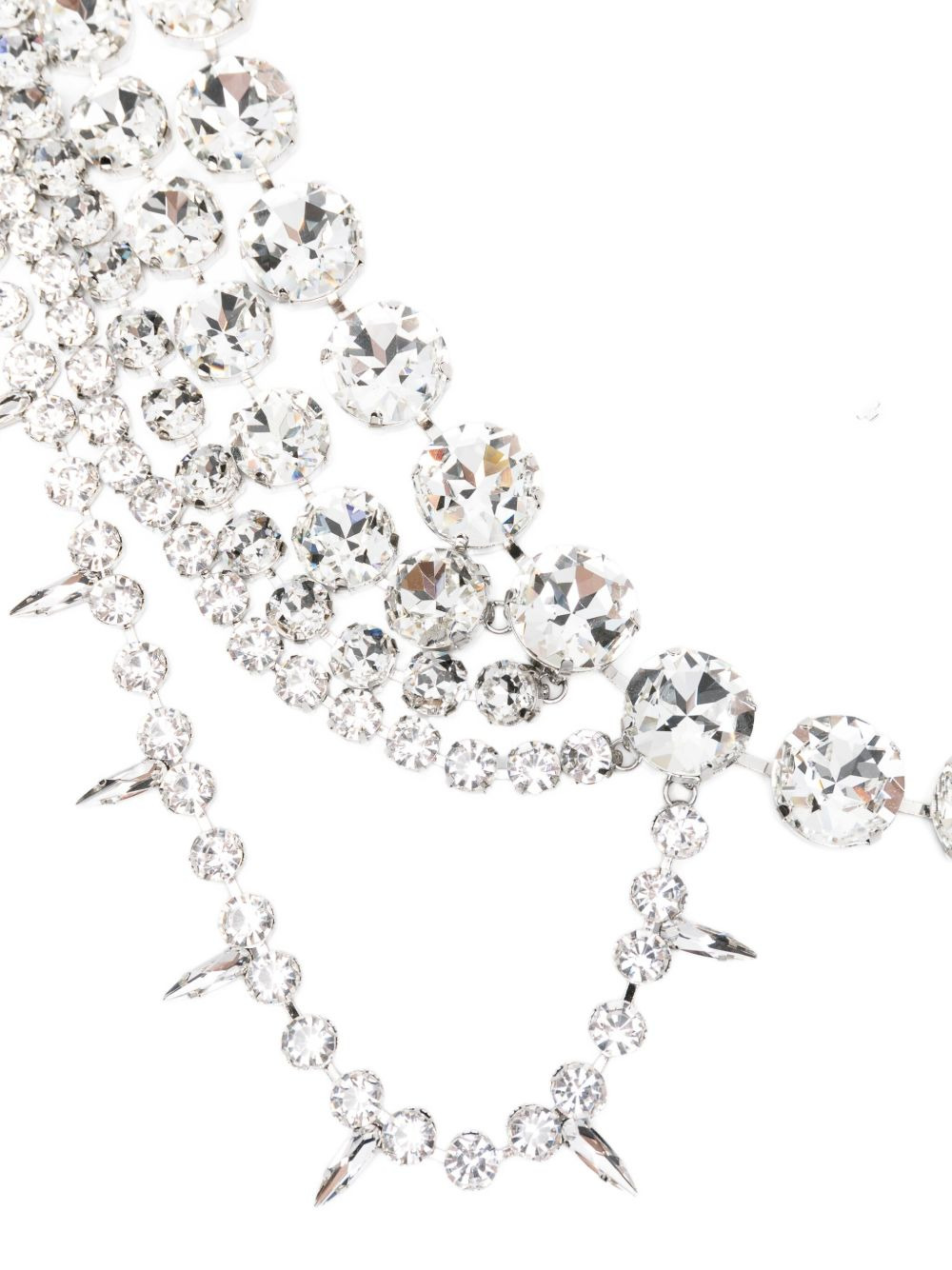 crystal-embellished chocker necklace - 2