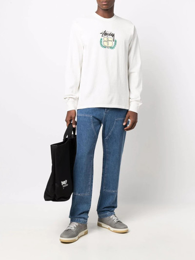 Stüssy wreath logo sweatshirt outlook