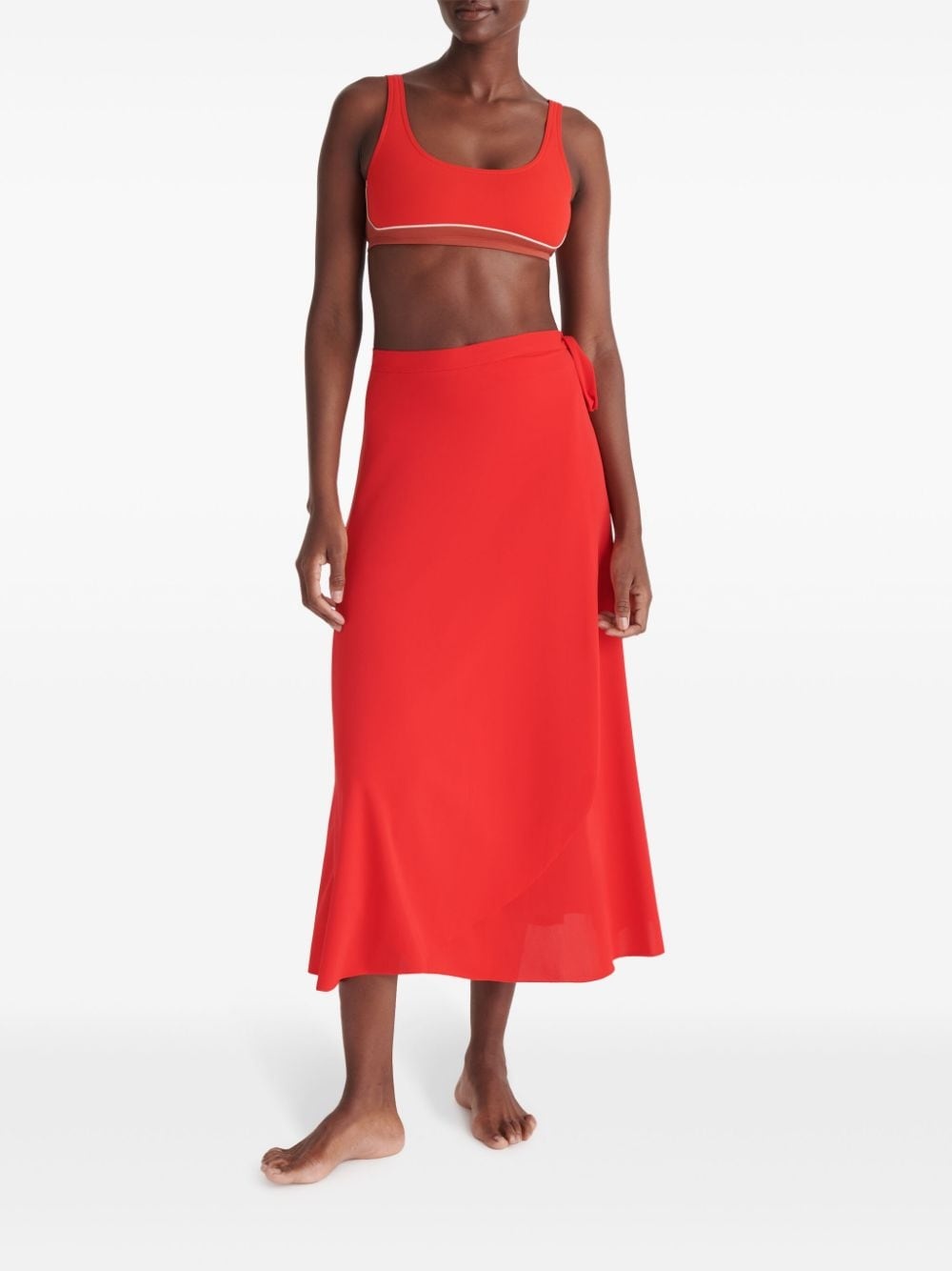 Julieta draped midi skirt - 2