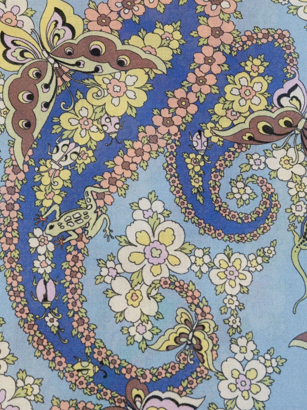 floral-print scarf - 2
