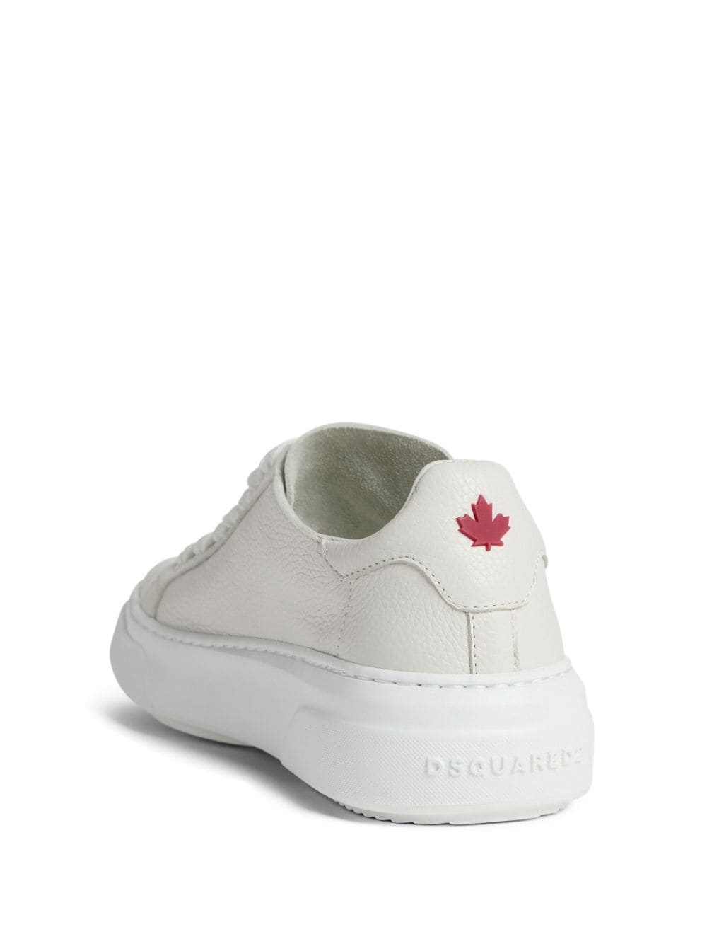 logo-embossed lace-up sneakers - 3