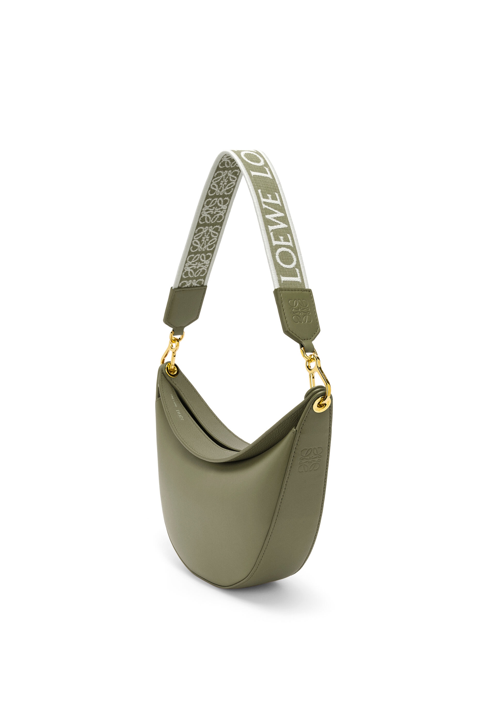 Small LOEWE Luna bag in satin calfskin and jacquard - 4