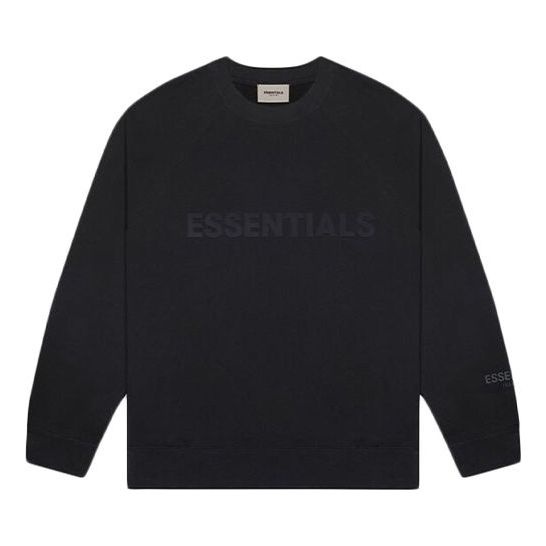 Fear of God Essentials SS20 Long Sleeve Sweater Black FOG-SS20-295 - 1