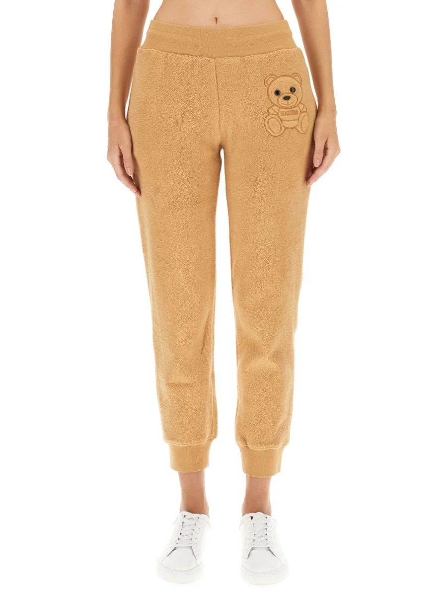 Moschino Women Jogging Pants With Logo - 1