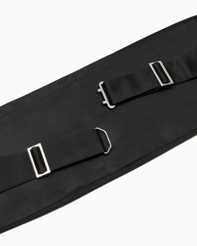 GIORGIO ARMANI Silk tuxedo cummerbund outlook