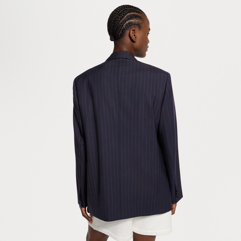 Pinstriped Preppy Blazer 5