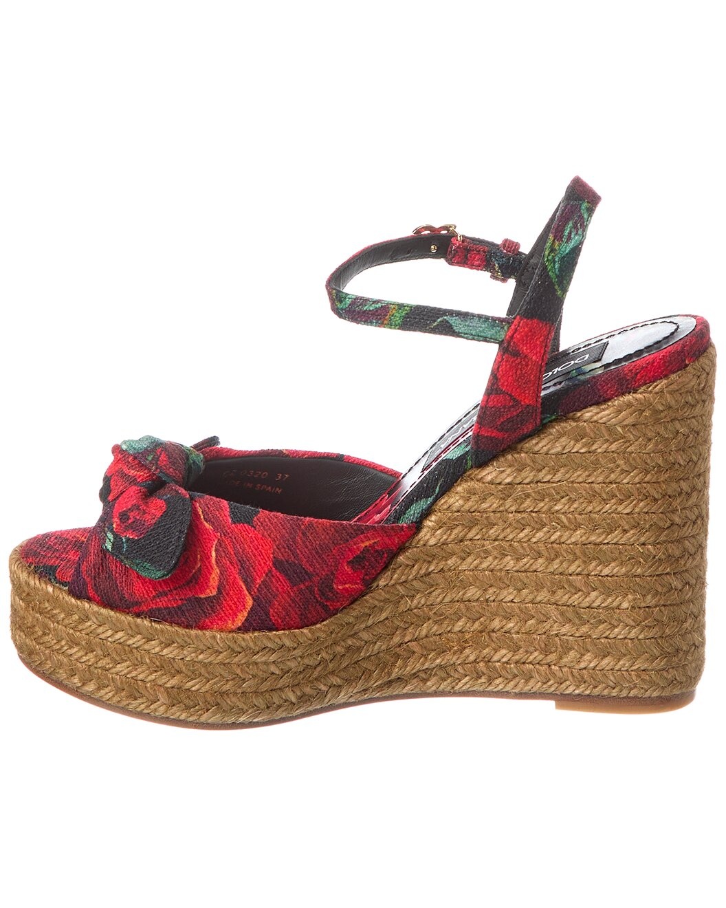 Dolce & Gabbana Lolita Canvas Wedge Sandal - 2
