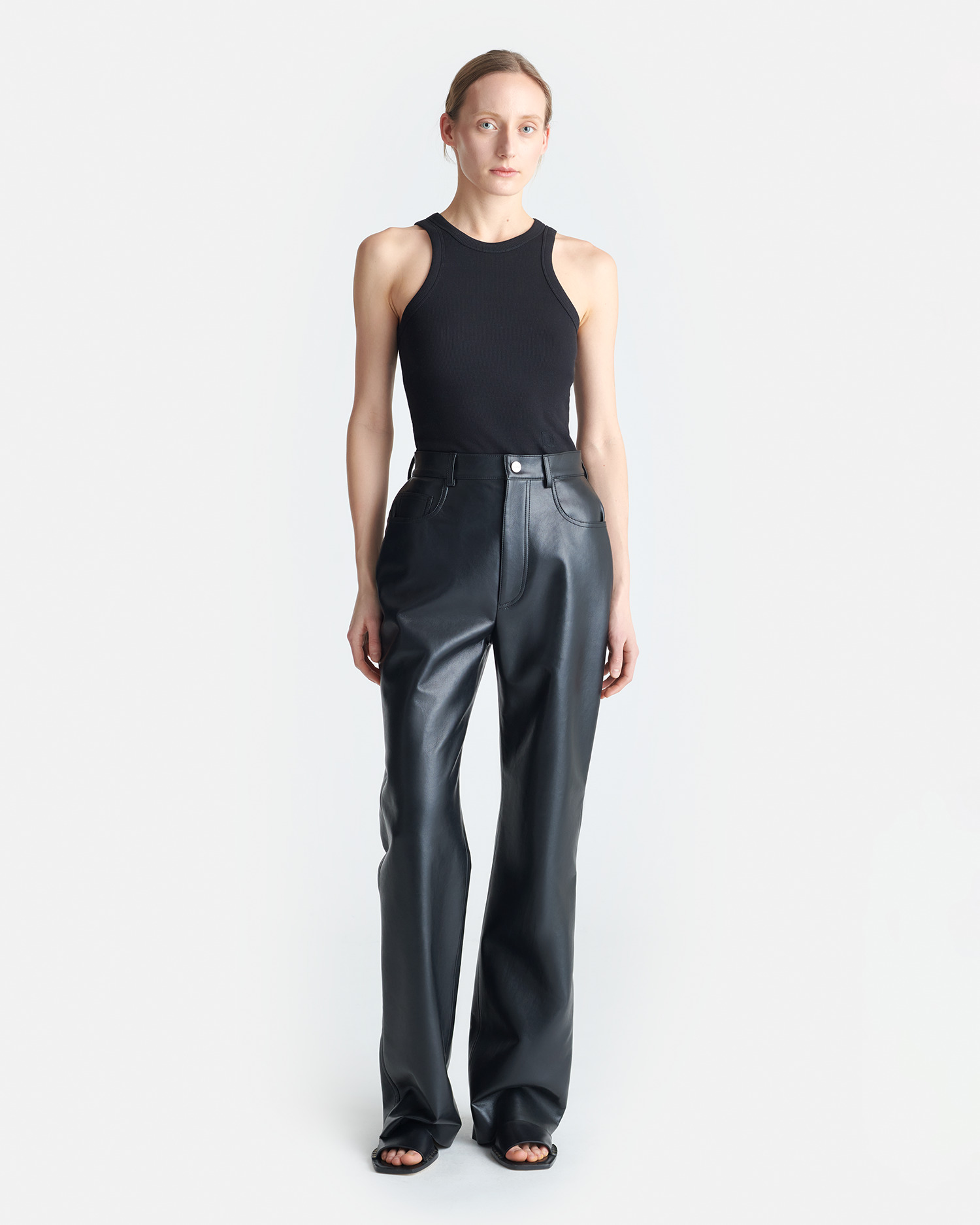 Straight Leg Trousers - 4