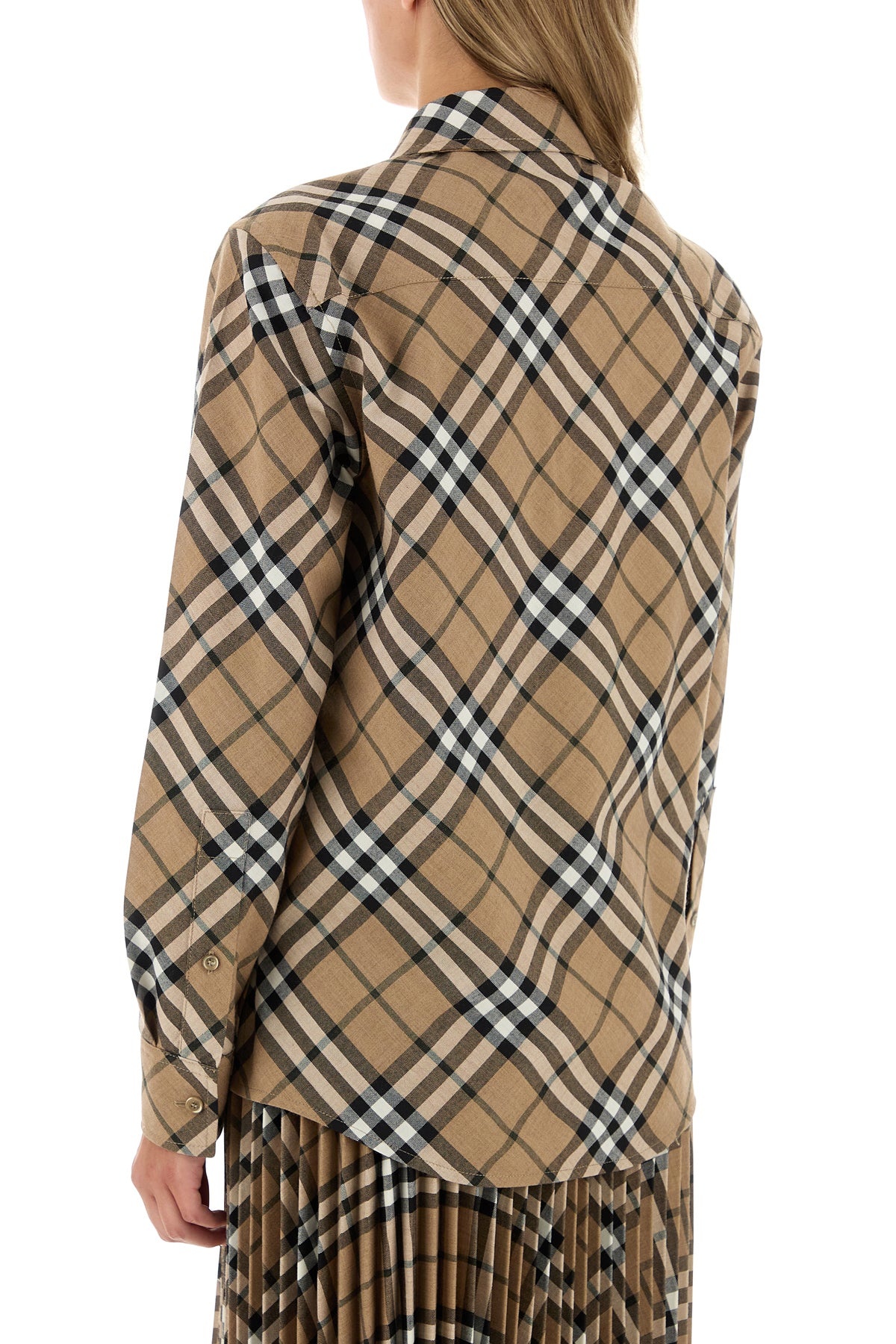 Embroidered polyester blend shirt - 4