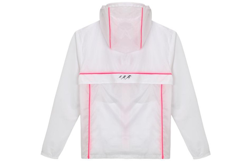 Under Armour Under Armour Run Anywhere Hooded Jacket 'White Pink' 1374229-100 outlook