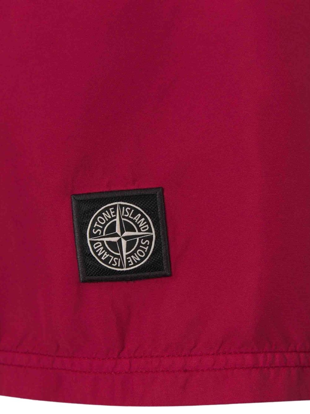 compass-patch swim shorts - 3