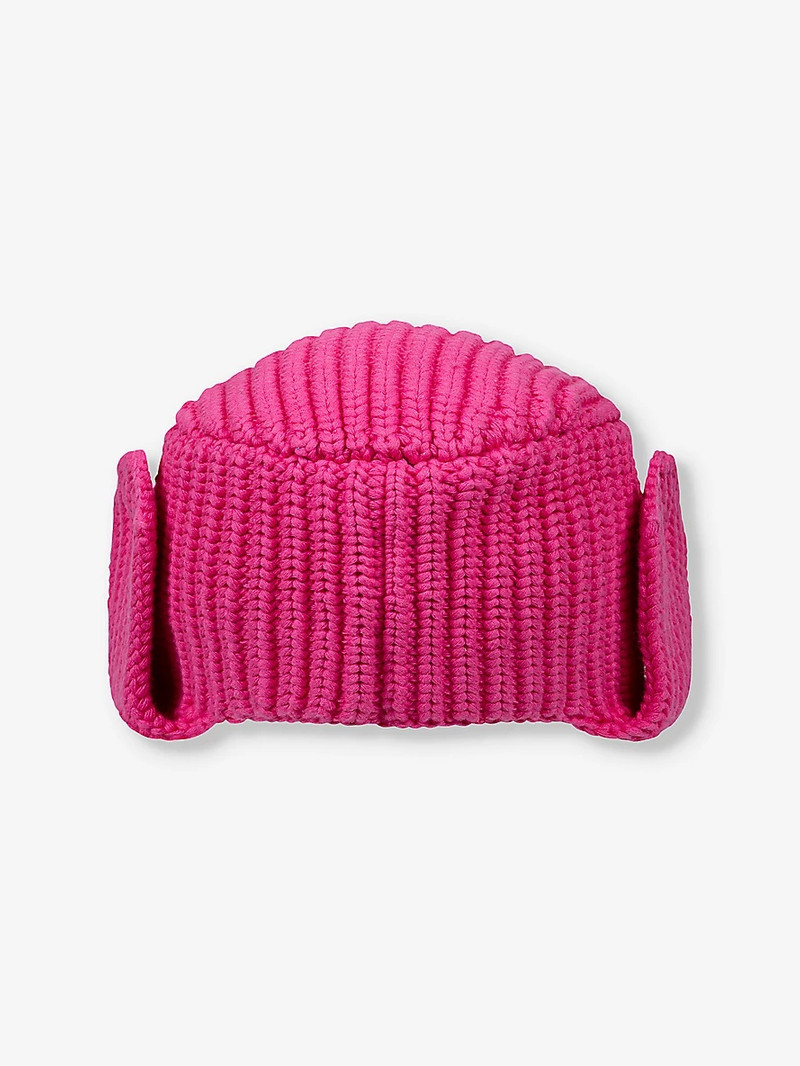 CHARLES JEFFREY LOVERBOY Archer Logo-Patch Knitted Beanie outlook
