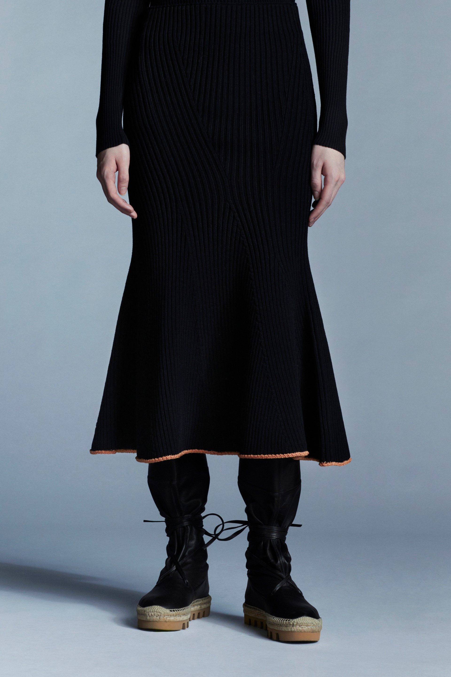 Knit Cotton Skirt - 3
