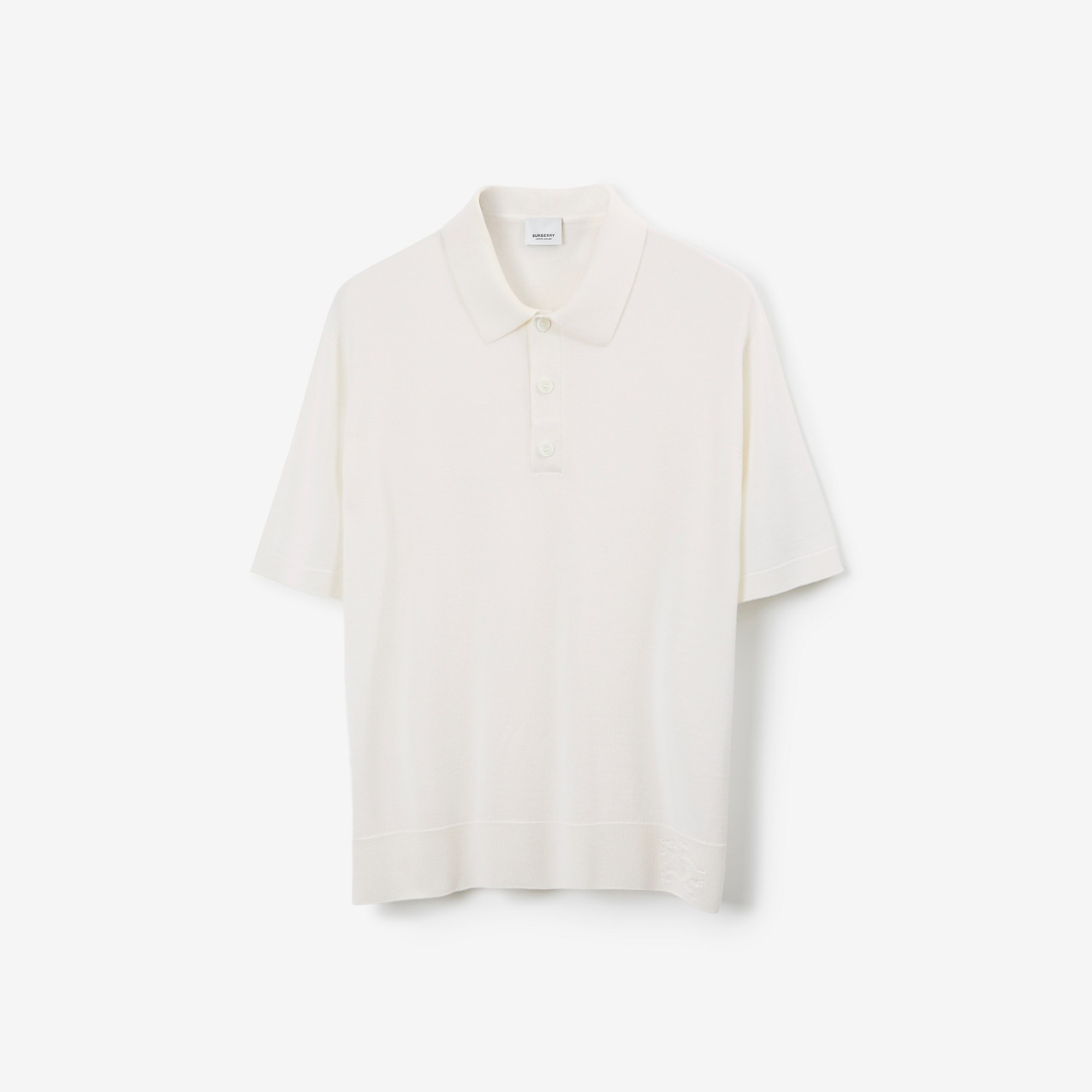 Wool Silk Polo Shirt - 1