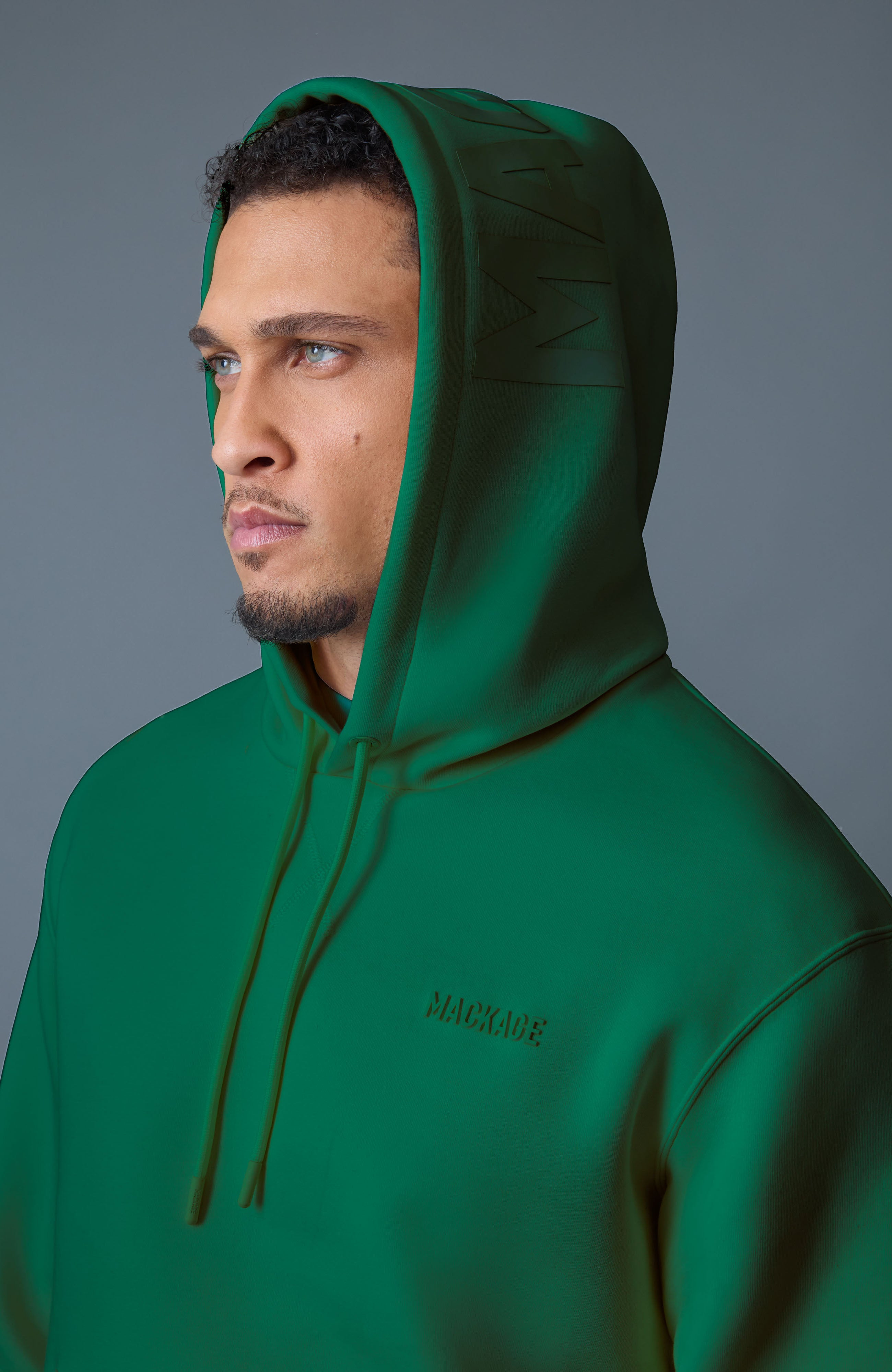 KOLTON Double-Face Jersey Logo Hoodie - 5