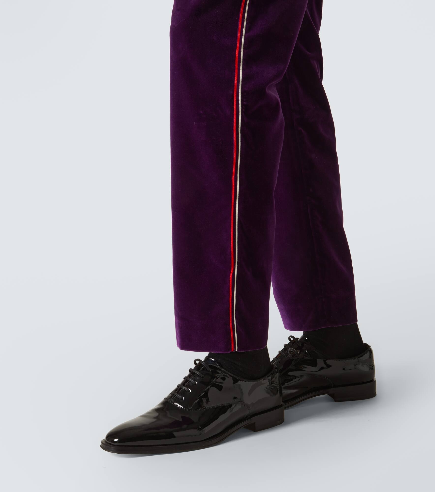 Showcase cotton velvet suit pants - 6