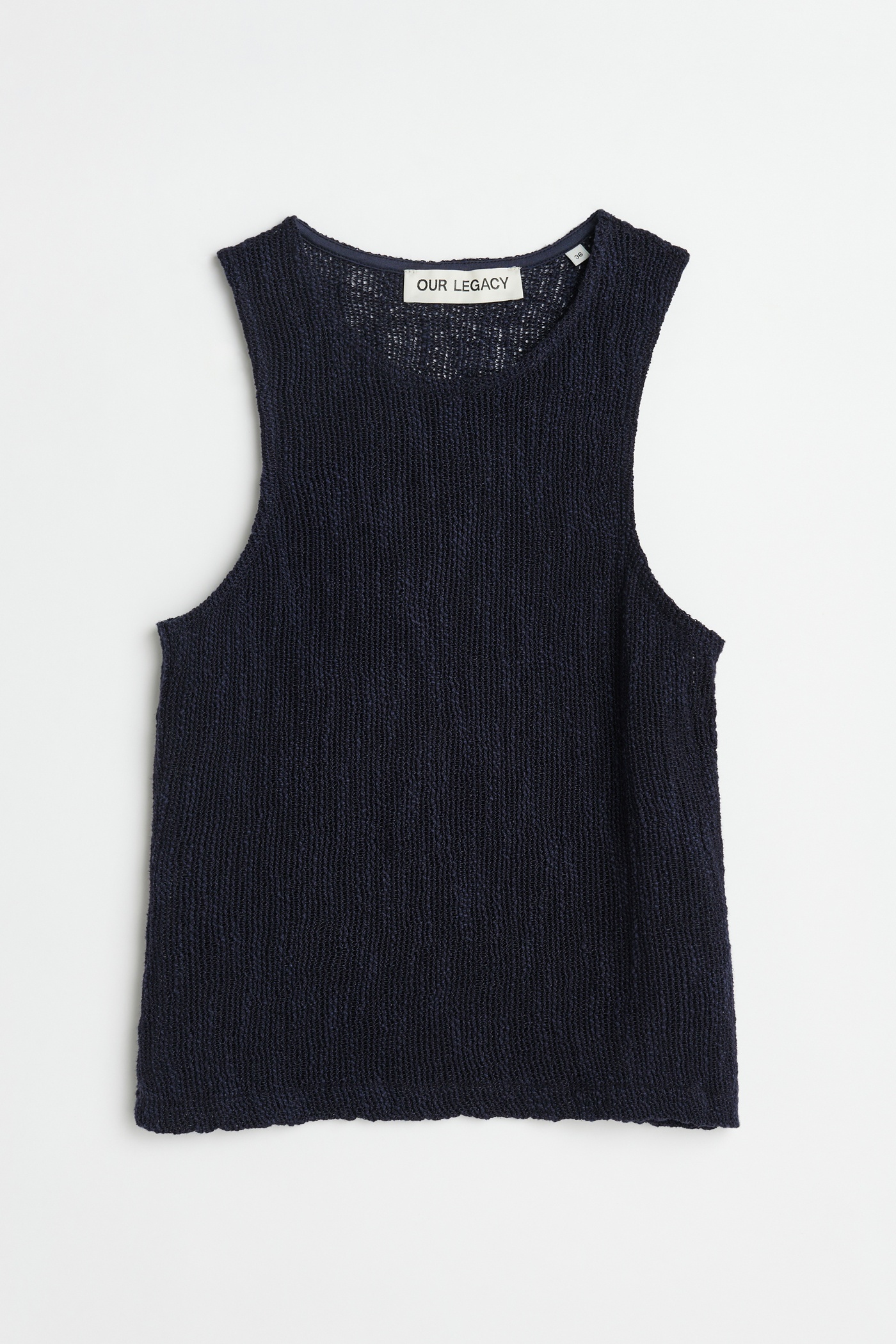 Wave Tank Navy Yawning Linen - 1