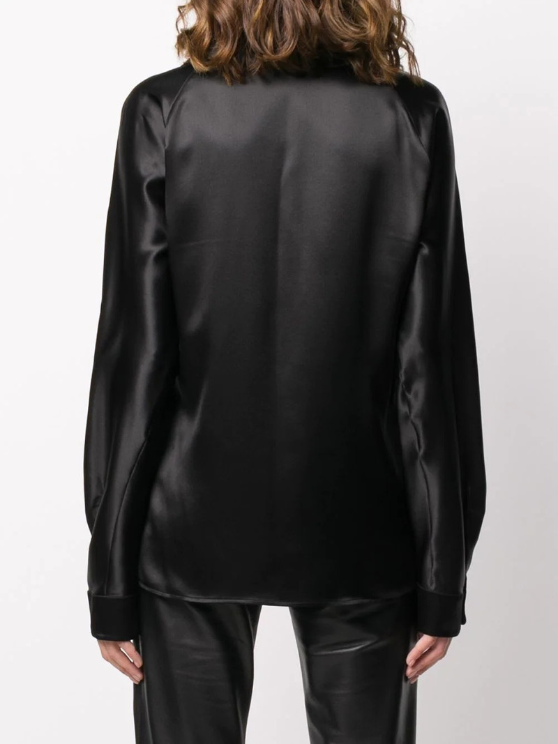 open collar silk shirt 4