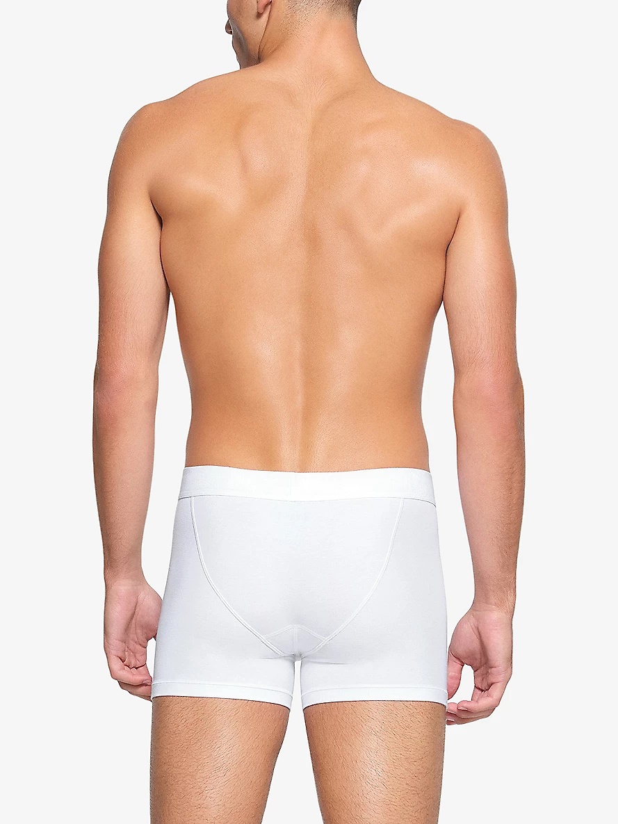 Branded-waistband 3in pack of three stretch-cotton boxer briefs - 3