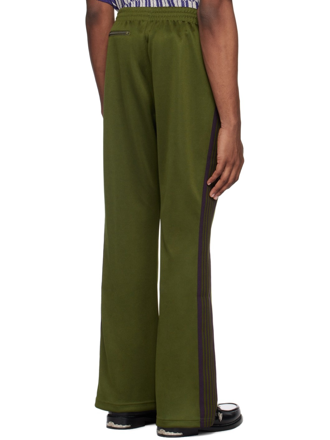 Khaki Bootcut Track Pants - 3