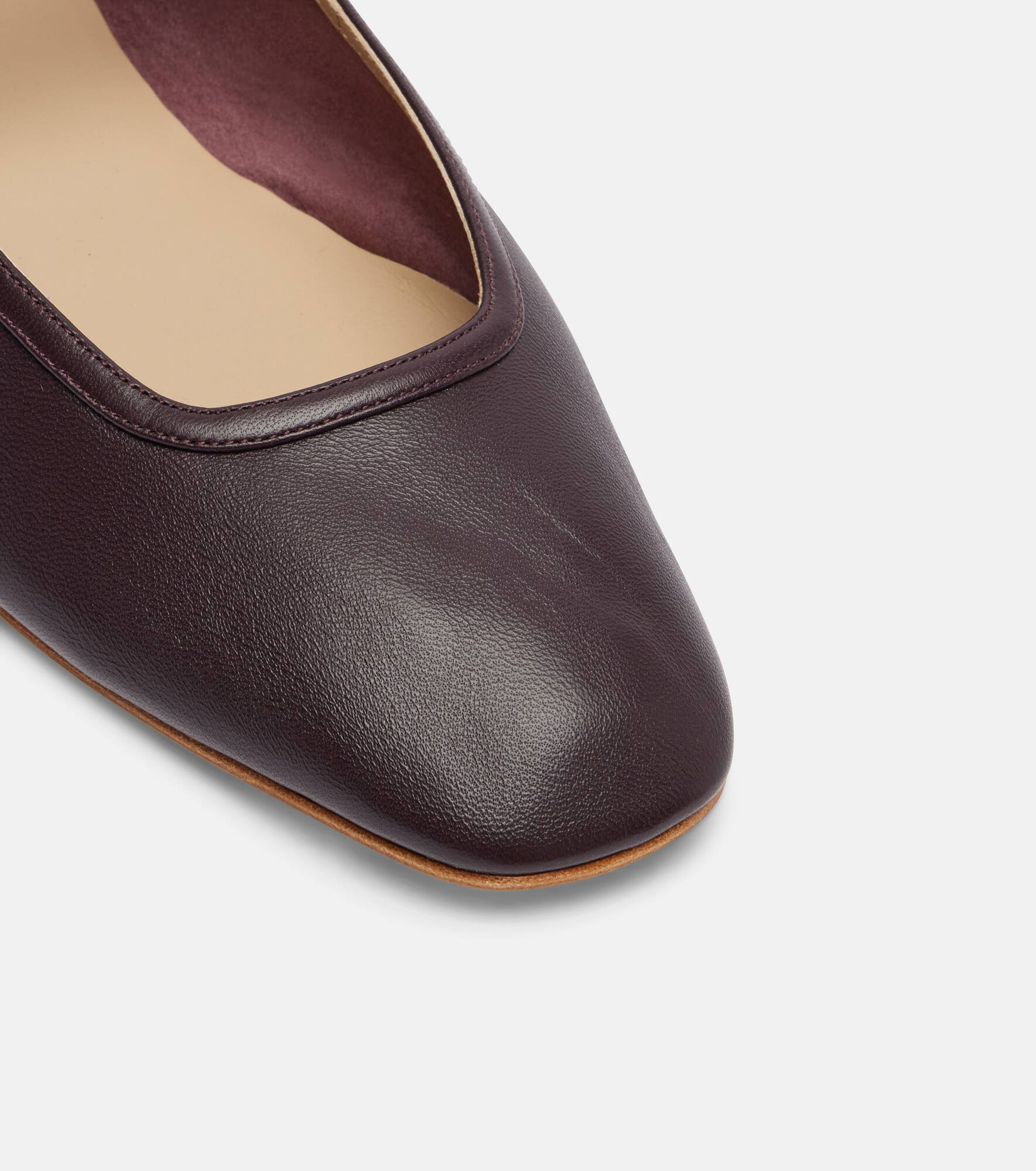 Leather Mary Jane ballet flats - 5