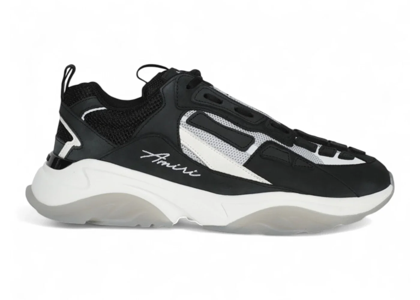 AMIRI Bone Runner Black White - 1