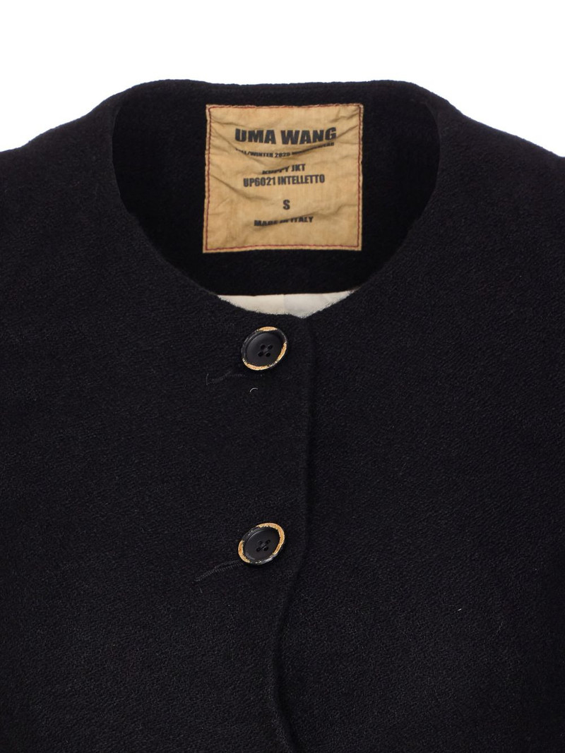 puff-sleeve frayed jacket 4