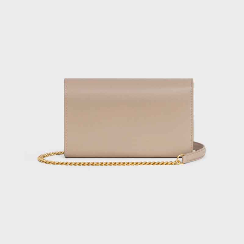 ENVELOPE WALLET ON CHAIN IN Shiny calfskin 3