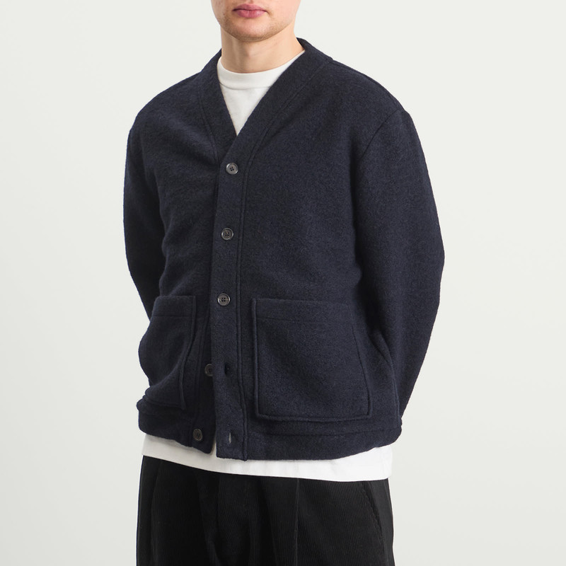 Universal Works Presented by END. Wool Fleece Adv Cardigan 2