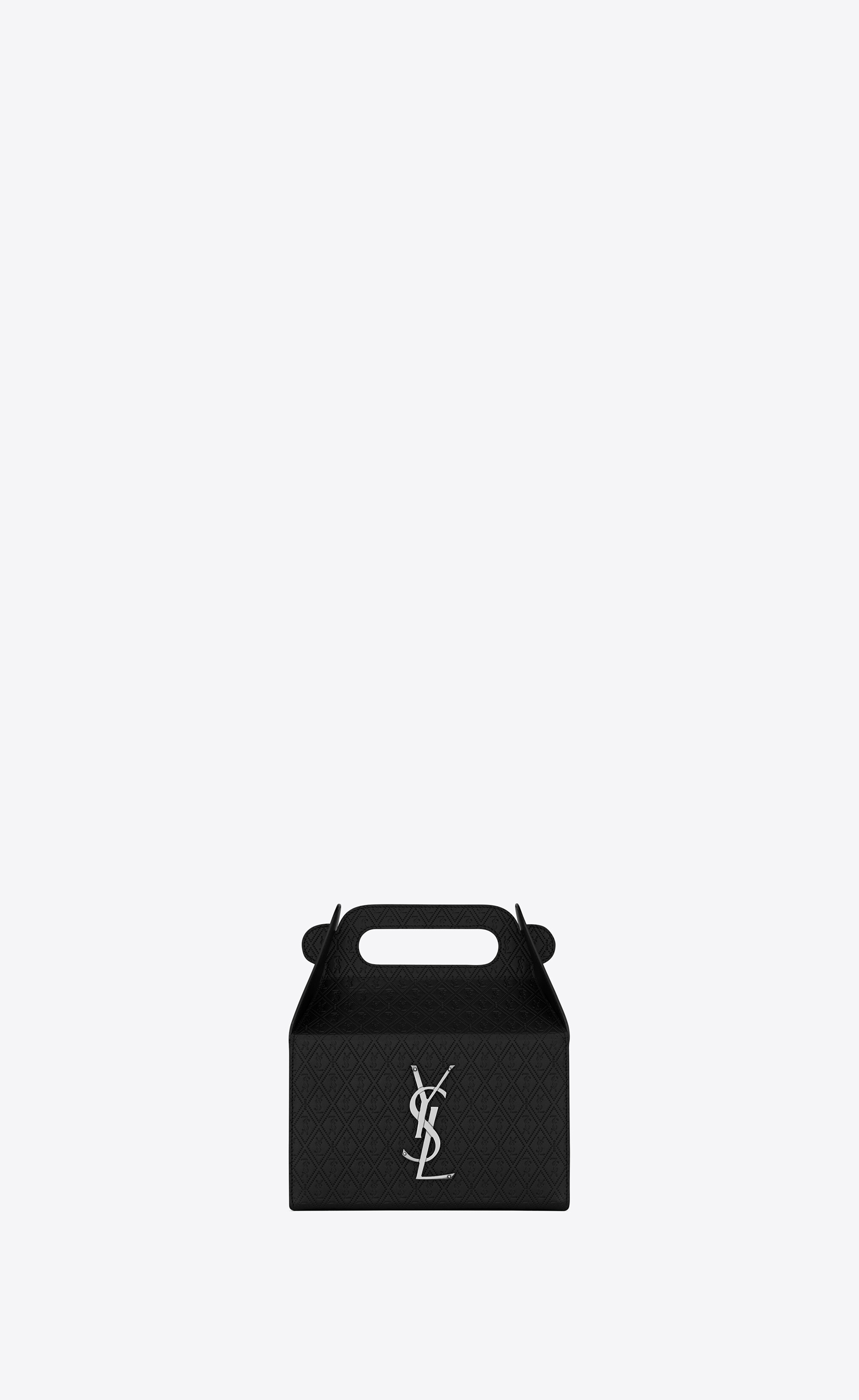 Bold East/West shopping bag in grained leather, Saint Laurent