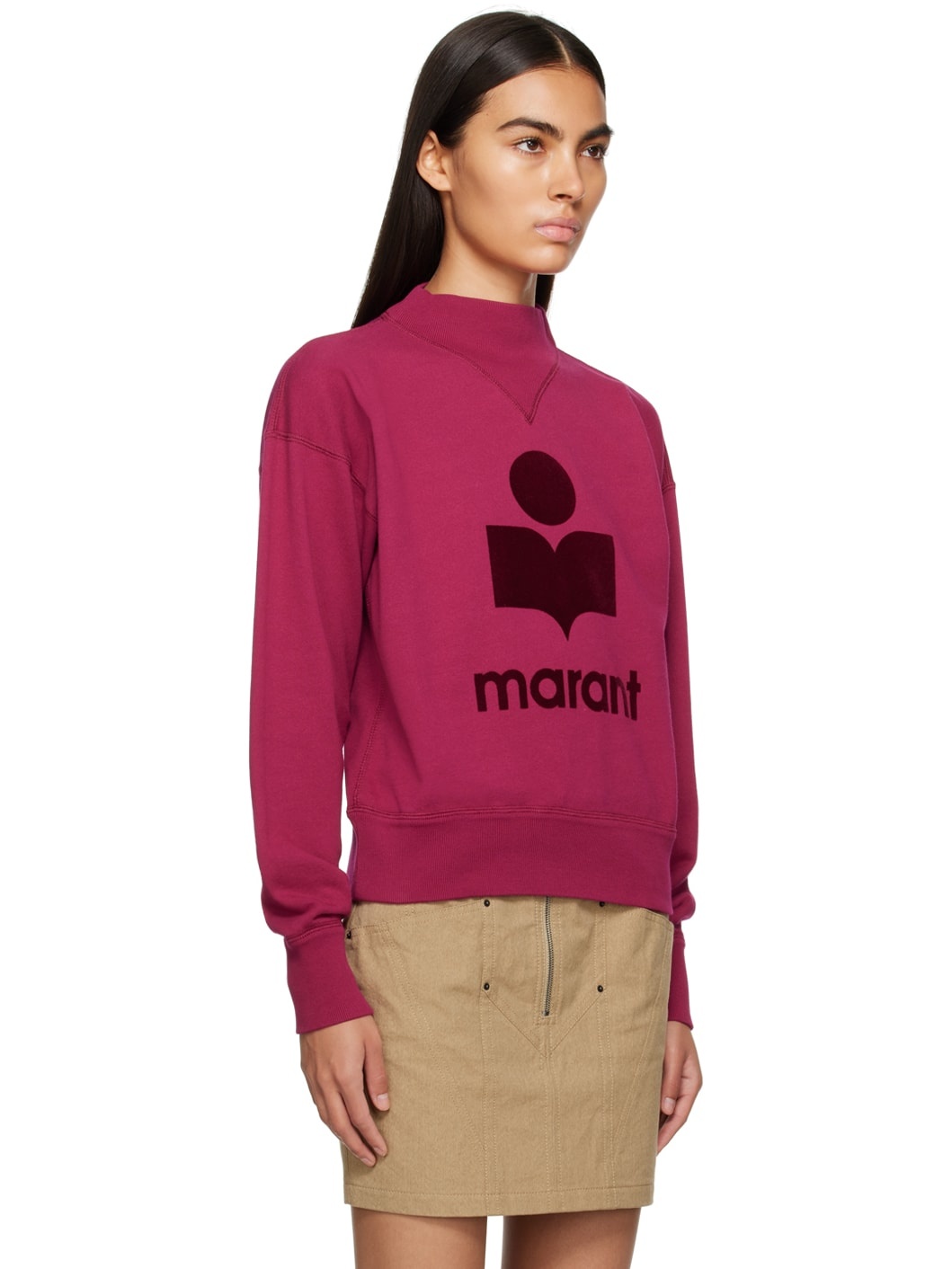 Burgundy Moby Sweatshirt - 2