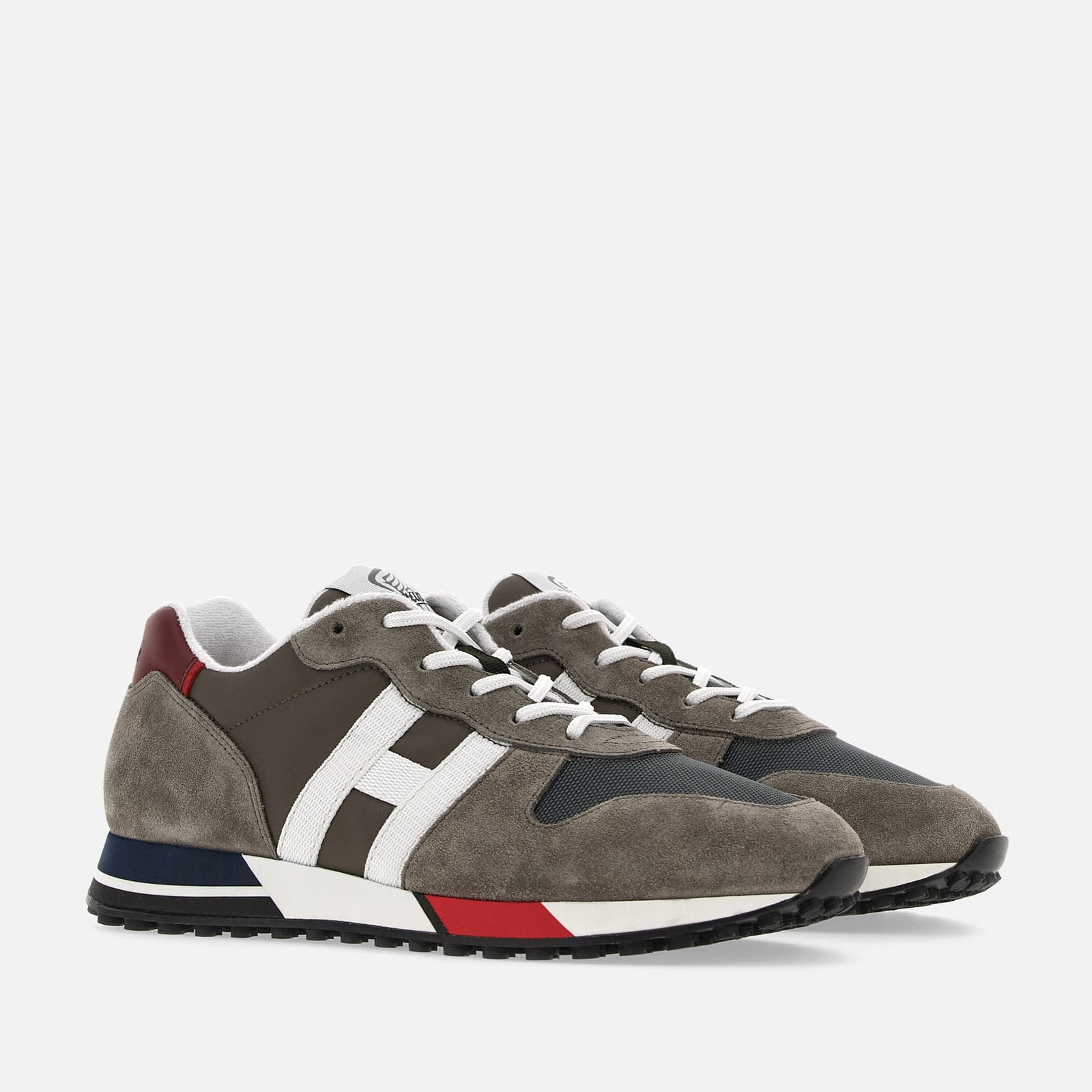Sneakers Hogan H383 Grey Burgundy White - 2