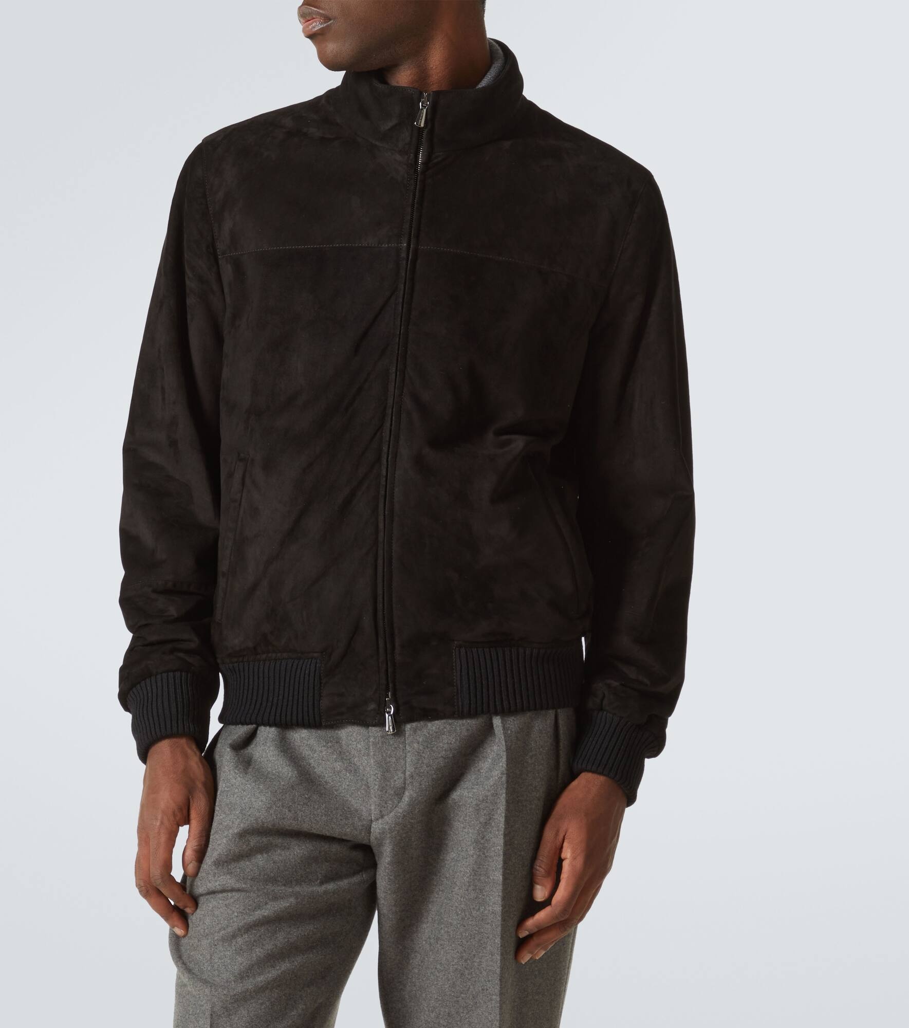 Suede bomber jacket - 3