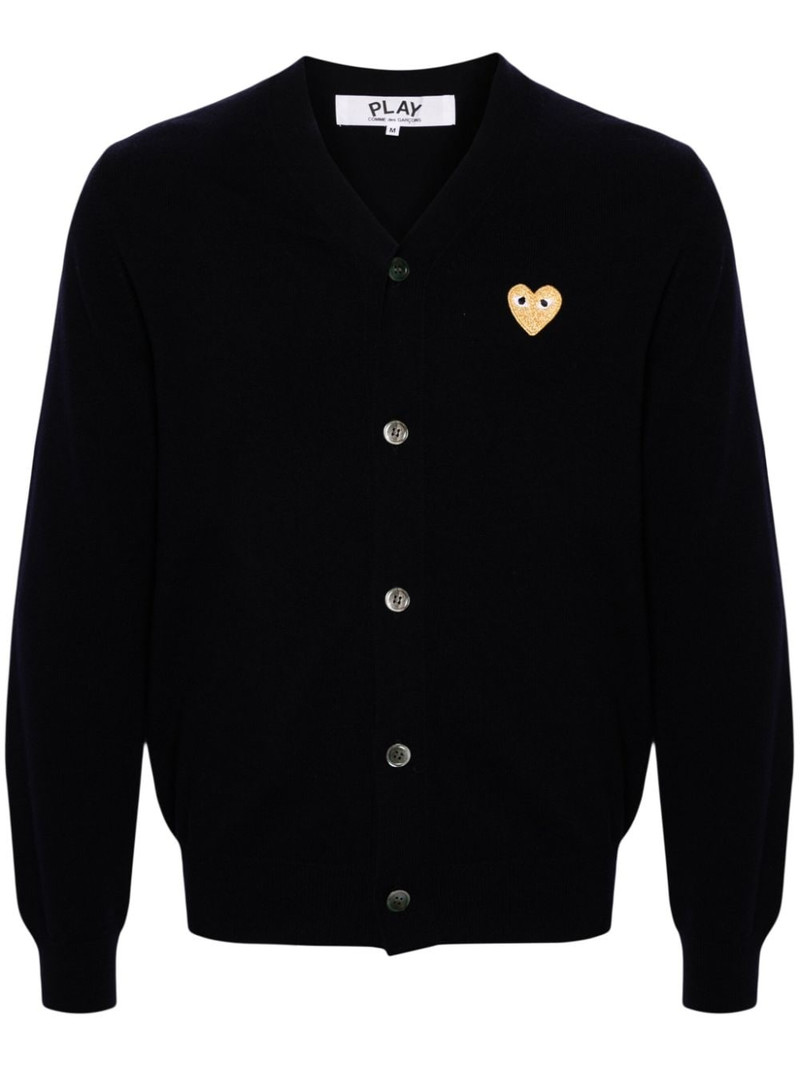 V-neck wool cardigan 1