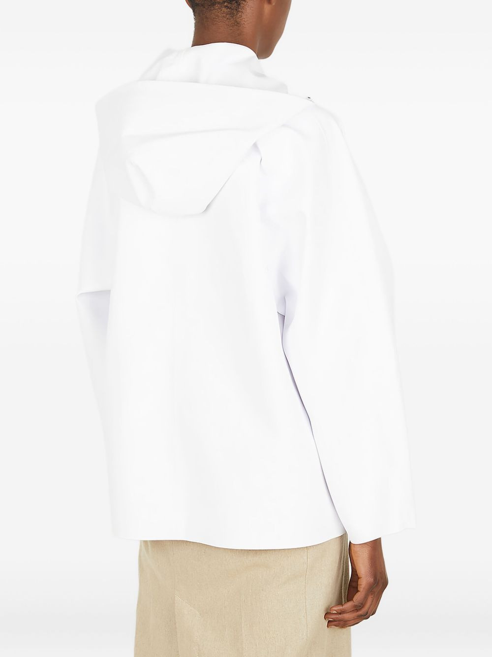 Sailor hooded button raincoat - 4